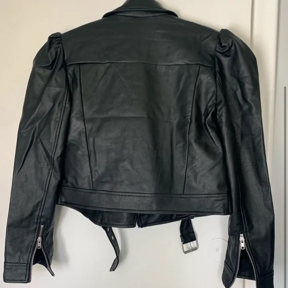COPY - Missguided Faux Leather Jacket - Picture 2 of 3